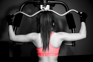 健身运动女孩健身背景图片